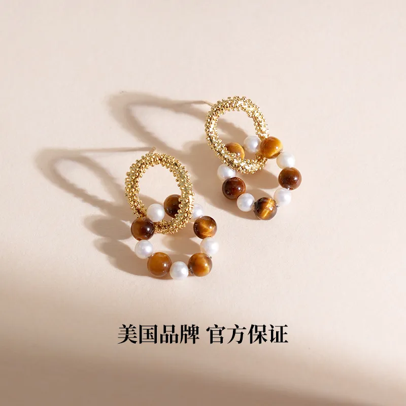IDOKAWA Freshwater Pearl Earrings Women's-2