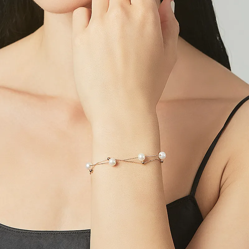 IDOKAWA Freshwater Pearl Bracelets Women's-1