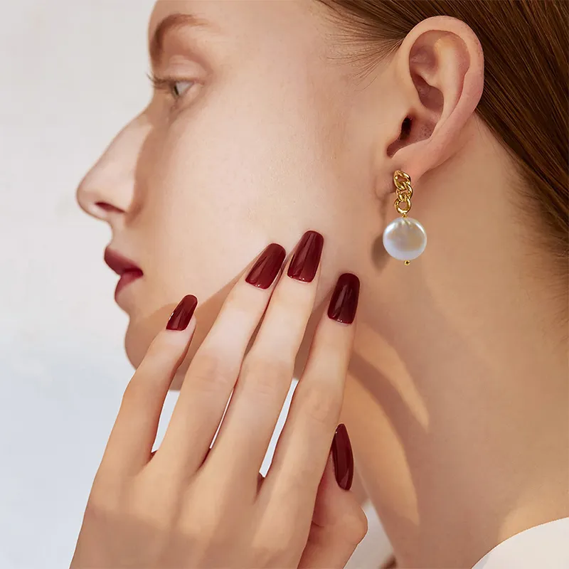 IDOKAWA Pearl Earrings Women's-2