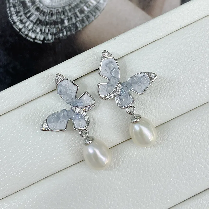 IDOKAWA Freshwater Pearl Earrings Women's-3