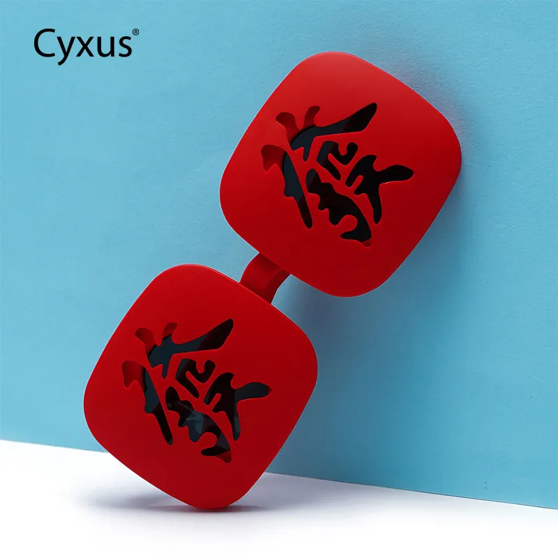 CYXUS TPEE Square Sunglasses Unisex-3