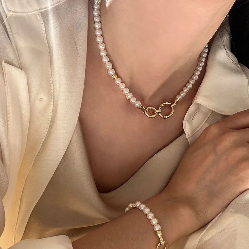 IDOKAWA Faux Pearl Necklaces Women's-3