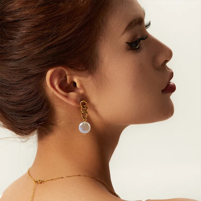 IDOKAWA Pearl Earrings Women's-3