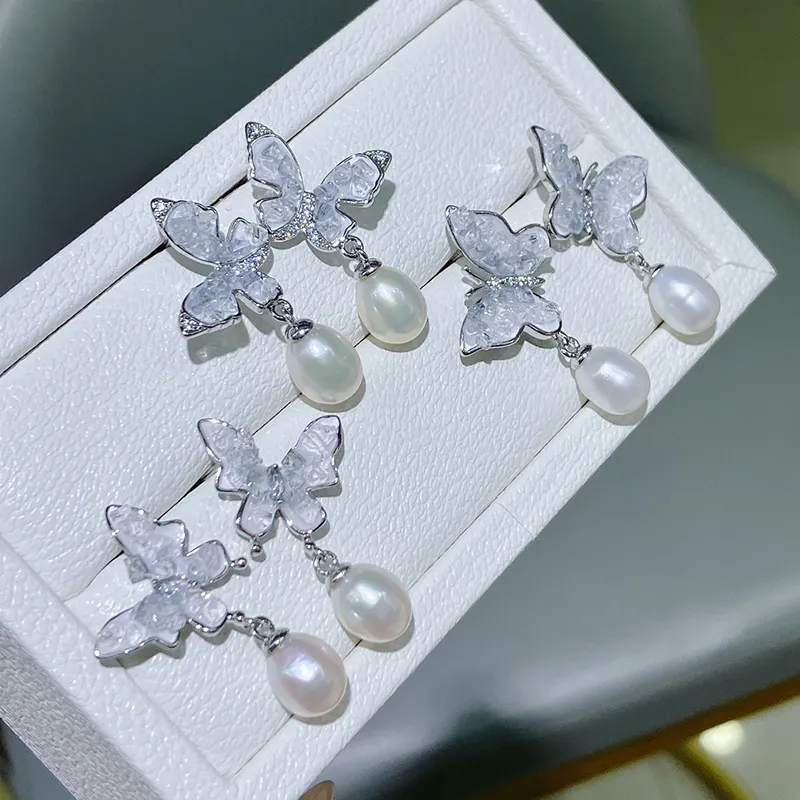 IDOKAWA Freshwater Pearl Earrings Women's-1