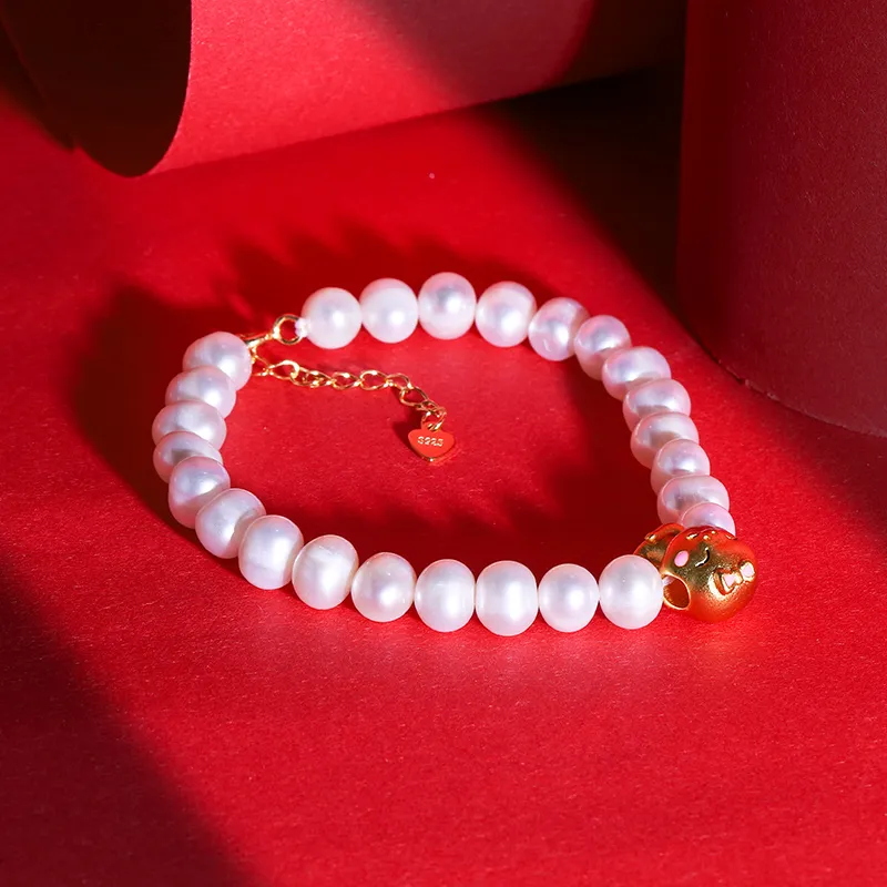 IDOKAWA Freshwater Pearl Bracelets Women's White-4