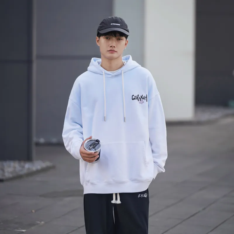 Clubxxhh Sweatshirt Unisex Light Blue-3