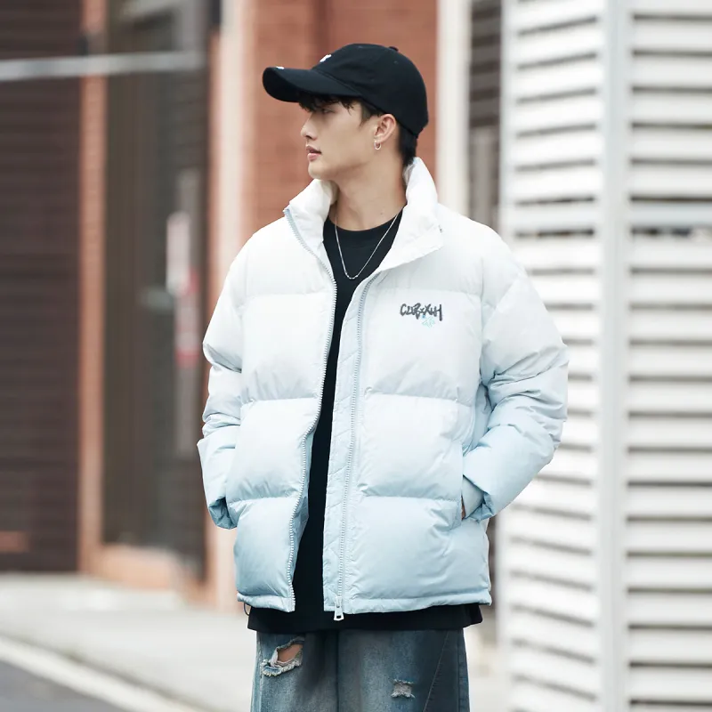 Clubxxhh Down Jacket Unisex Light Blue-5