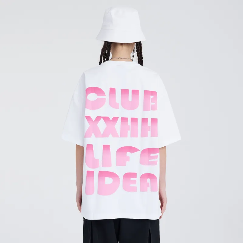 Clubxxhh T Shirts Unisex White-6