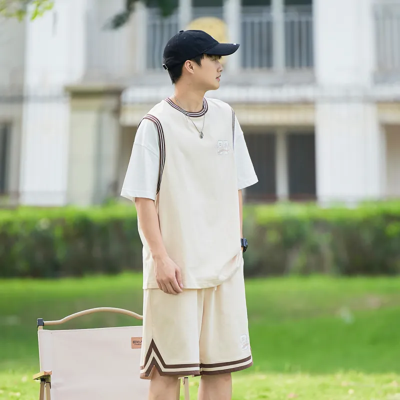 Clubxxhh Casual Sportswear Unisex Khaki-3