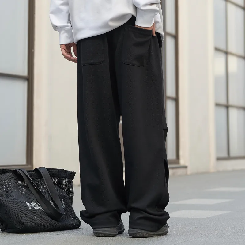 Clubxxhh Casual Pants Unisex Black-5