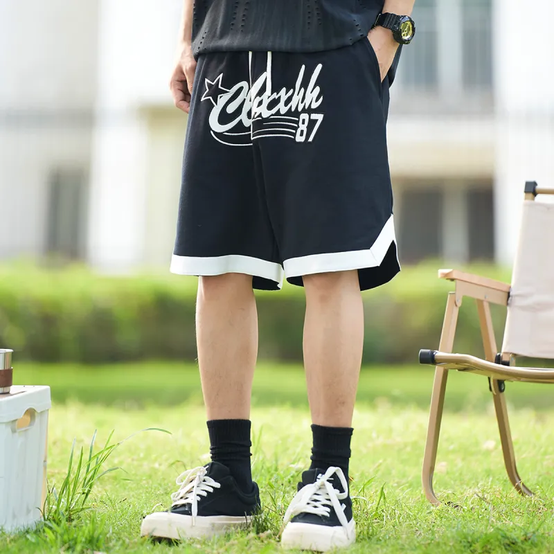 Clubxxhh Casual Shorts Unisex Black-3