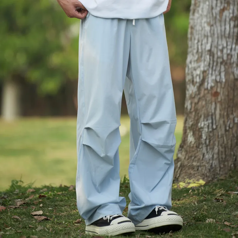 Clubxxhh Casual Pants Unisex Sky Blue-3
