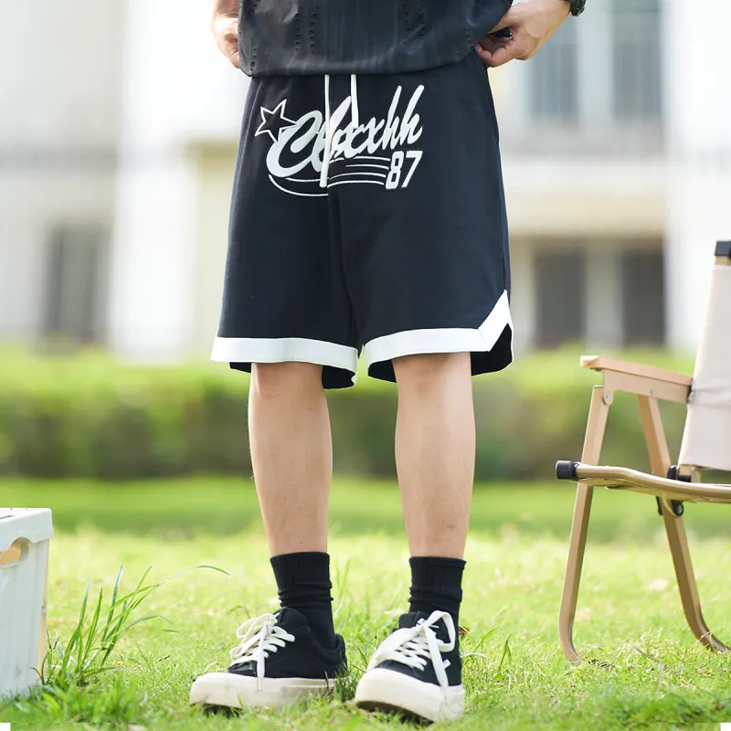 Clubxxhh Casual Shorts Unisex Black-4