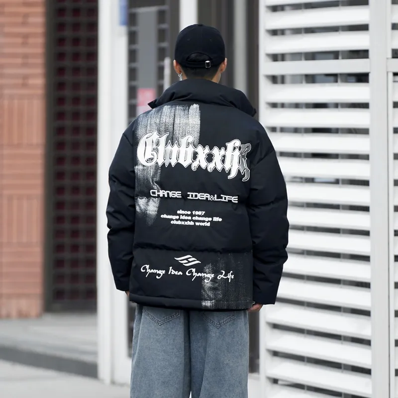 Clubxxhh Down Jacket Unisex Black-3