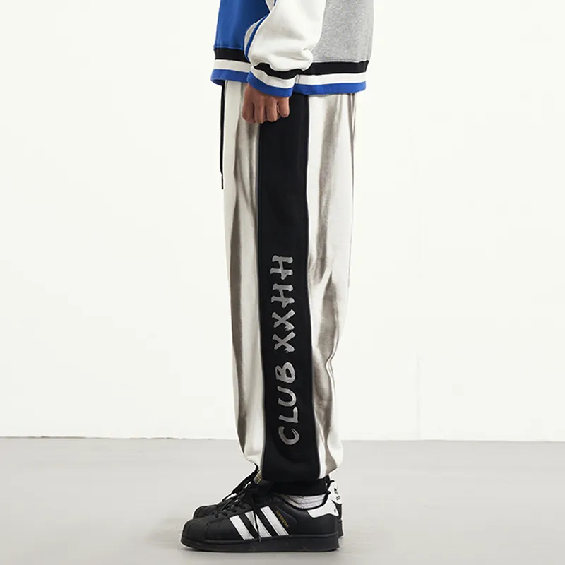 Clubxxhh Unisex Letter-print Knit Sweatpants-5