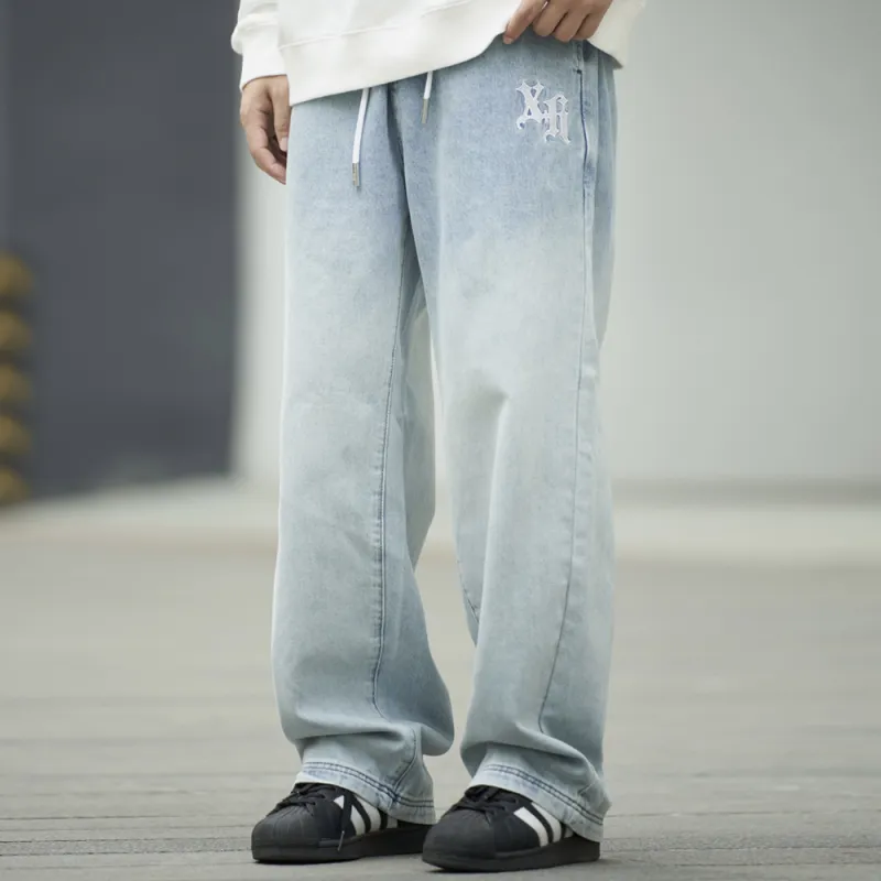 Clubxxhh Jeans Unisex Light Blue-2