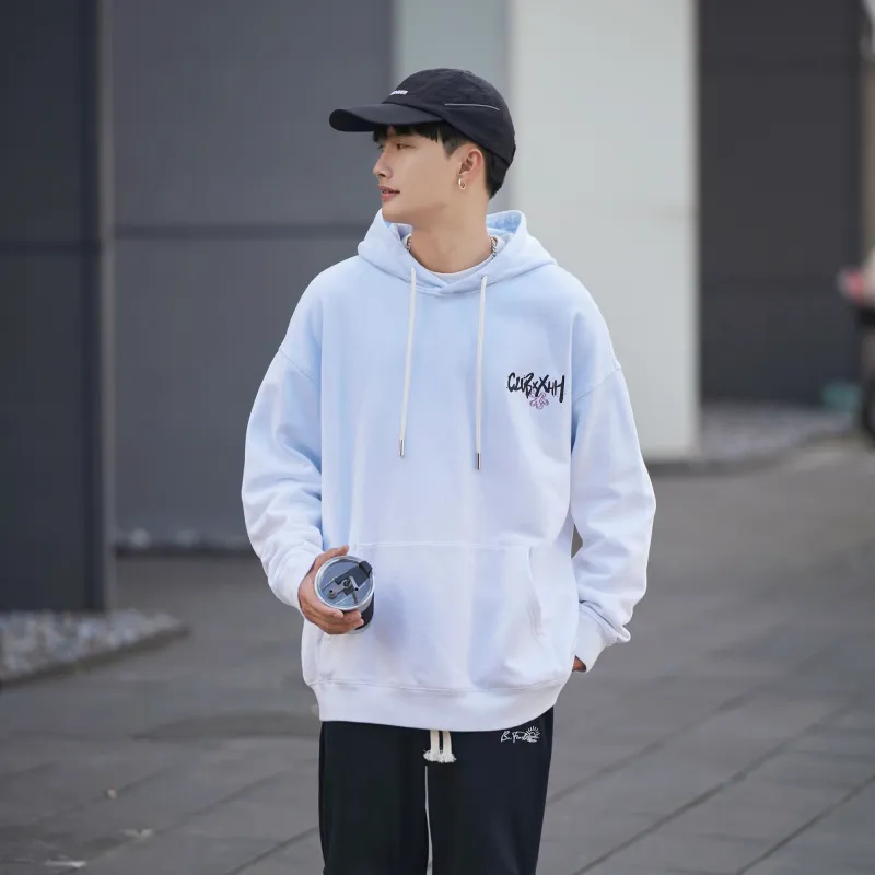 Clubxxhh Sweatshirt Unisex Light Blue-2