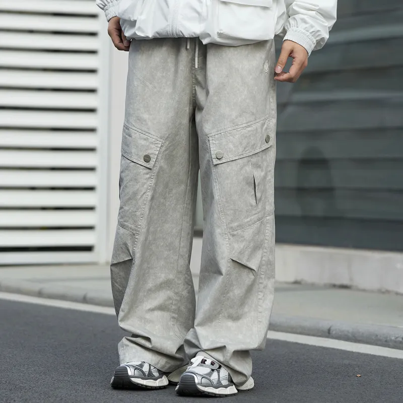 Clubxxhh Casual Pants Unisex Gray-2