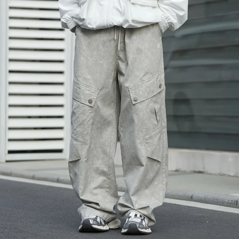 Clubxxhh Casual Pants Unisex Gray-3