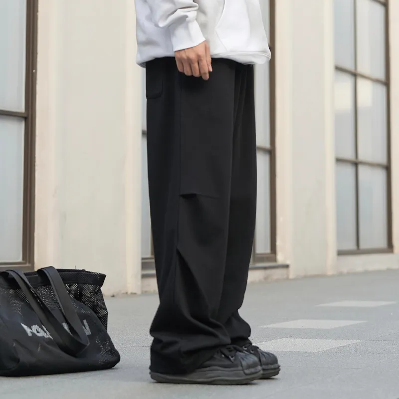 Clubxxhh Casual Pants Unisex Black-4