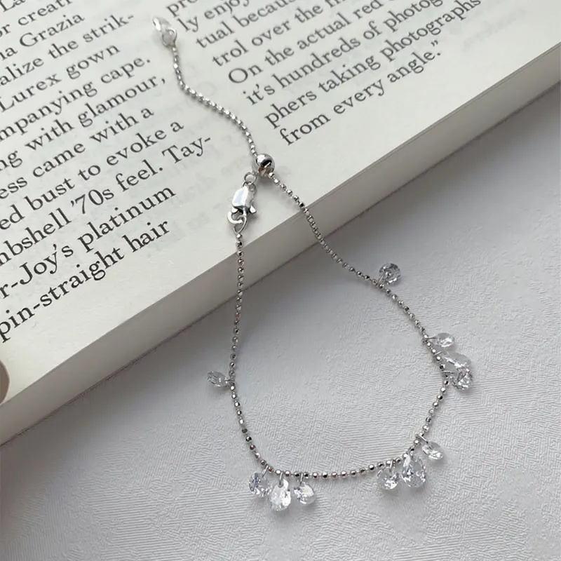 AIDO STUDIO 925 Sterling Silver Zirconia Bracelets Women's-10