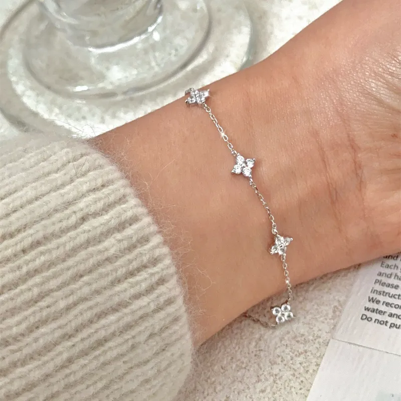 AIDO STUDIO S925 Silver Bracelets Women's Gold-3