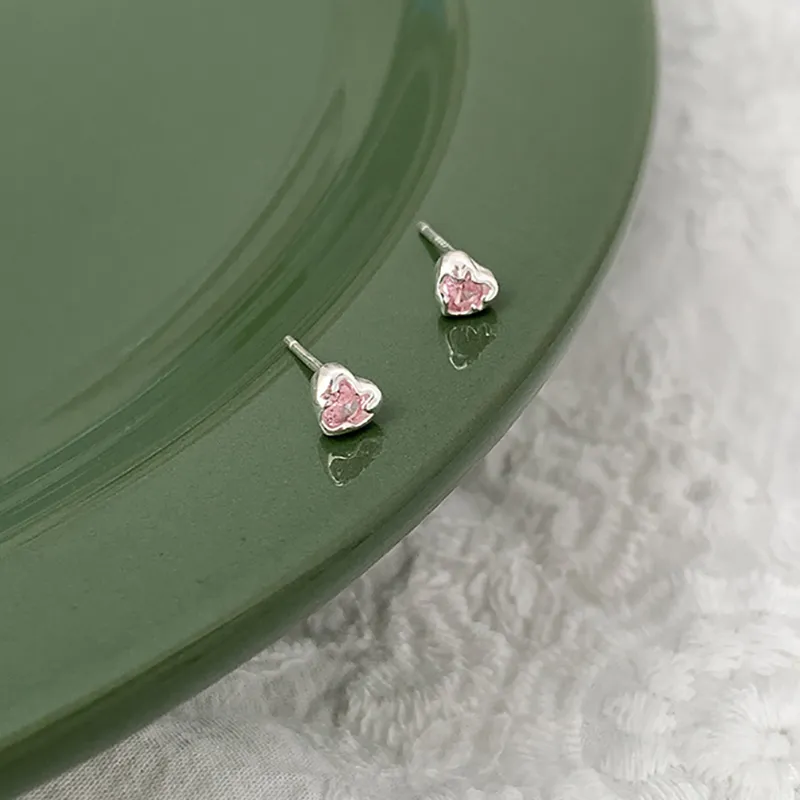 AIDO STUDIO S999 Fine Silver Stud Earrings Women's-6
