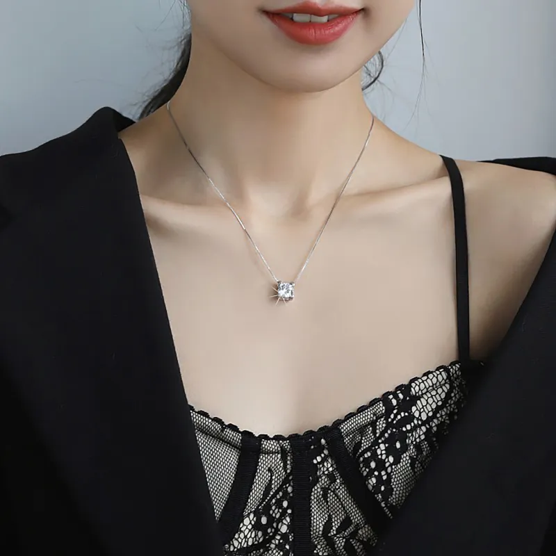 AIDO STUDIO All over 925 Silver Necklaces Women's-1