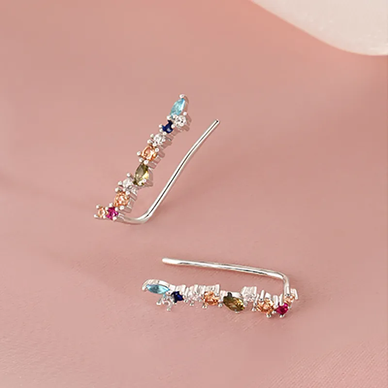 AIDO STUDIO S925 Silver Stud Earrings Women's-2