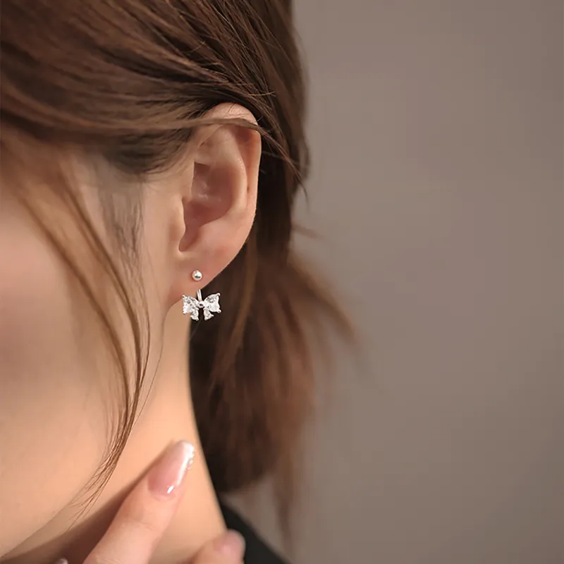 AIDO STUDIO S925 Silver Earrings Women's-2