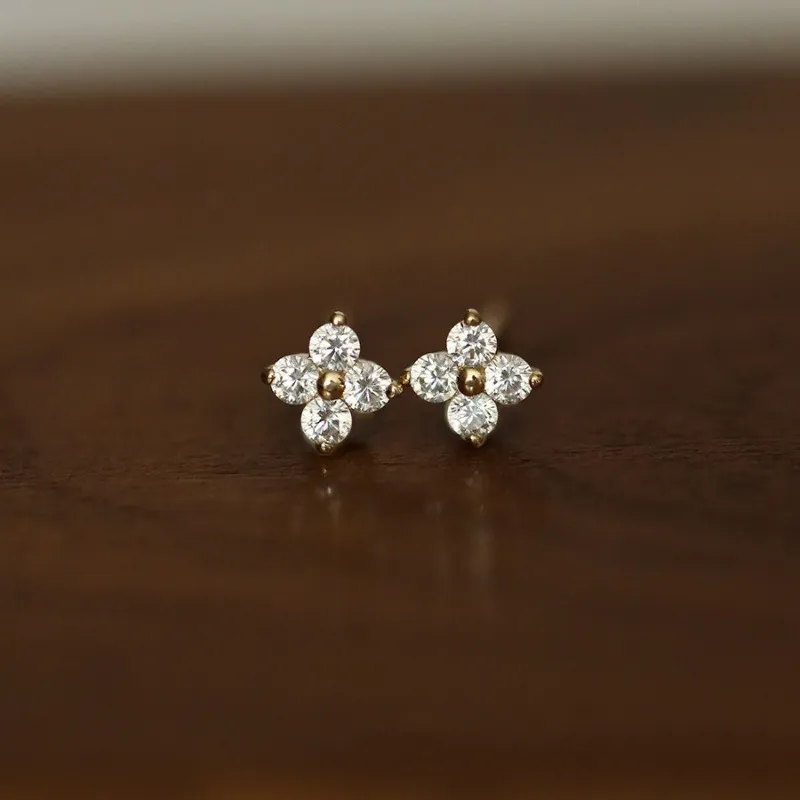 AIDO STUDIO S999 Fine Silver Stud Earrings Women's-9