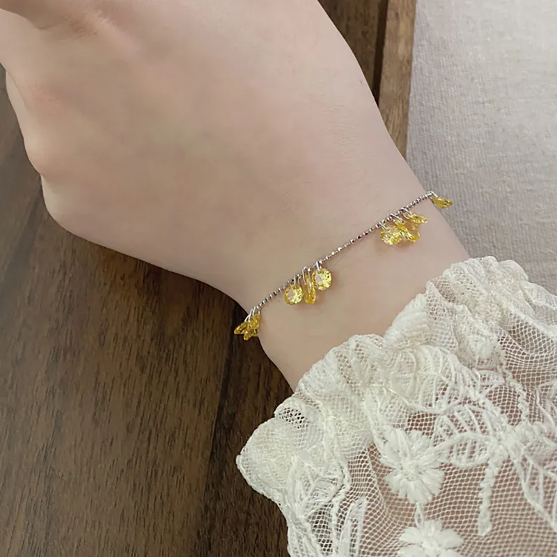 AIDO STUDIO 925 Sterling Silver Zirconia Bracelets Women's-2
