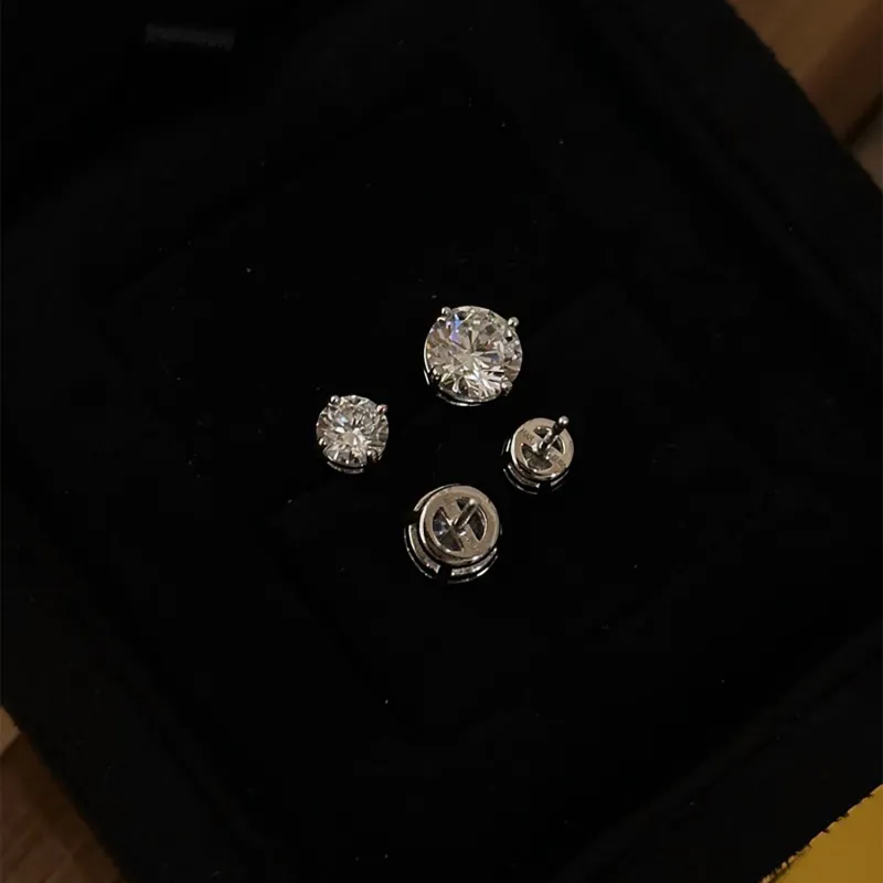 AIDO STUDIO 925 Sterling Silver Stud Earrings Unisex-5