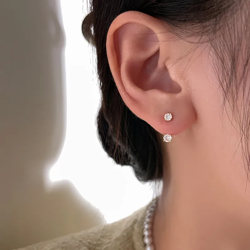 AIDO STUDIO 999 Fine Silver Stud Earrings Women's-6