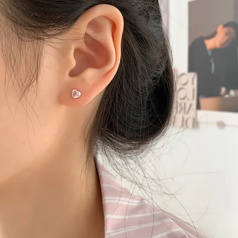 AIDO STUDIO S999 Fine Silver Stud Earrings Women's-4