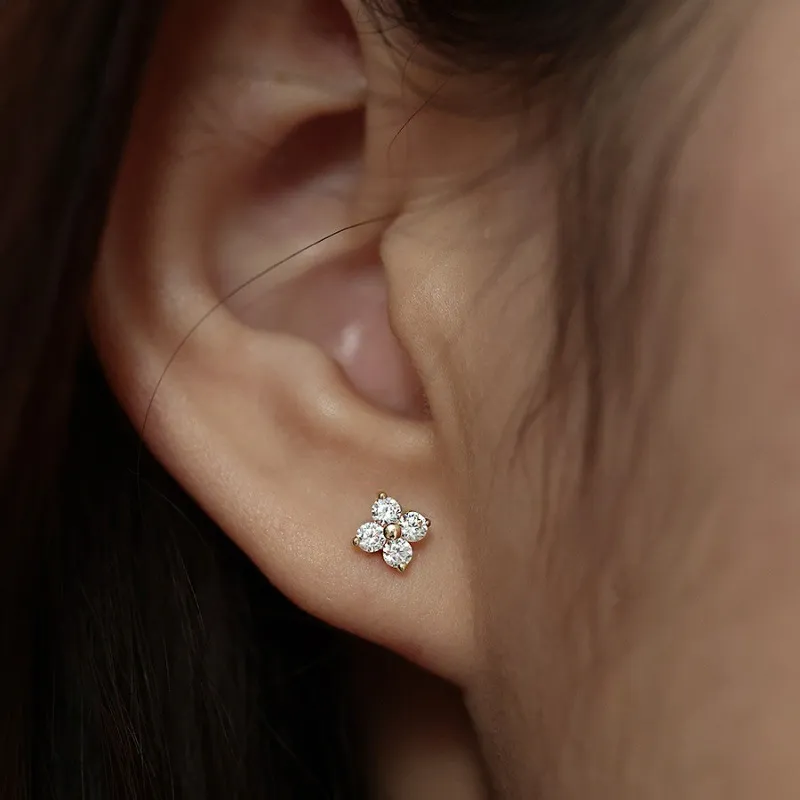 AIDO STUDIO S999 Fine Silver Stud Earrings Women's-8