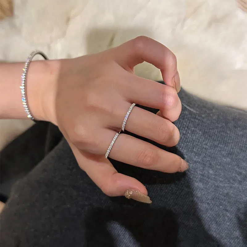 AIDO STUDIO S925 Silver Rings Women's-15