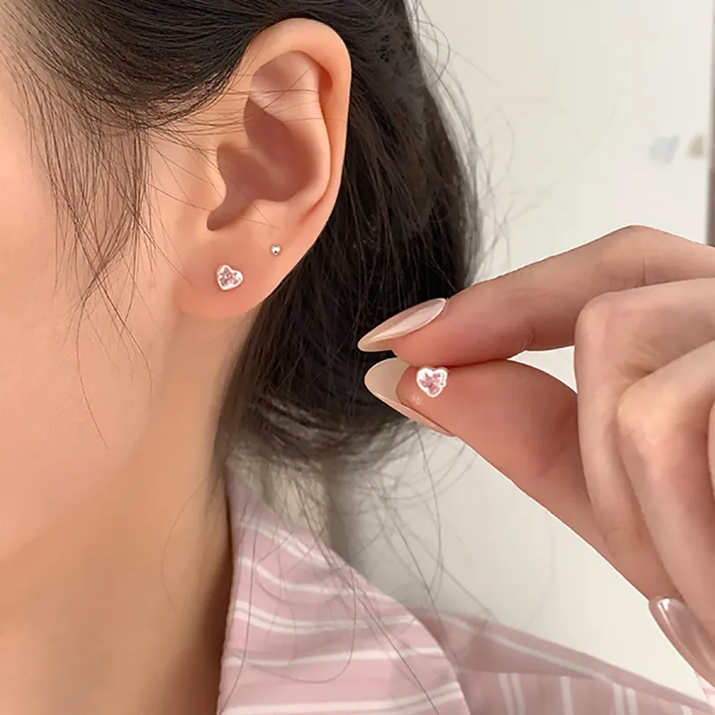AIDO STUDIO S999 Fine Silver Stud Earrings Women's-1
