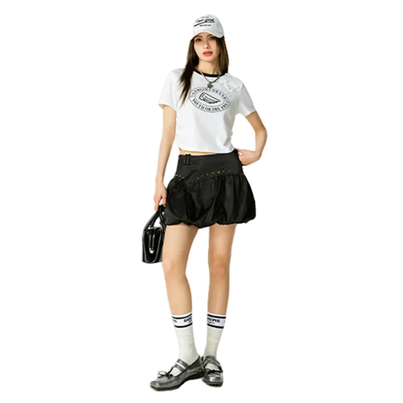 GOOGIMS Set in Sleeve T Shirt Women's-4