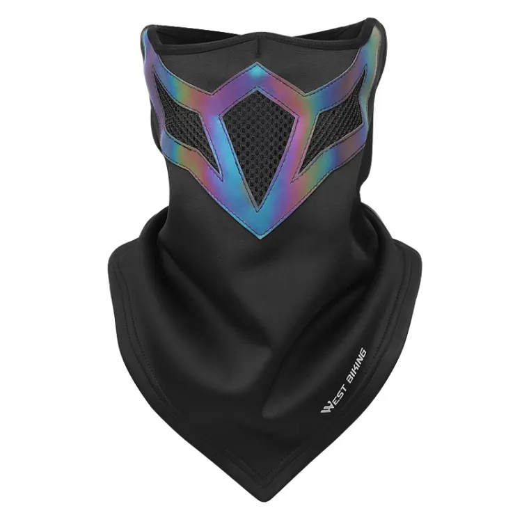 lizard-print face mask