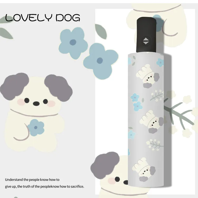Ai Xi Designed For Students, Sunny And Rainy Dual Use, Umbrella-7