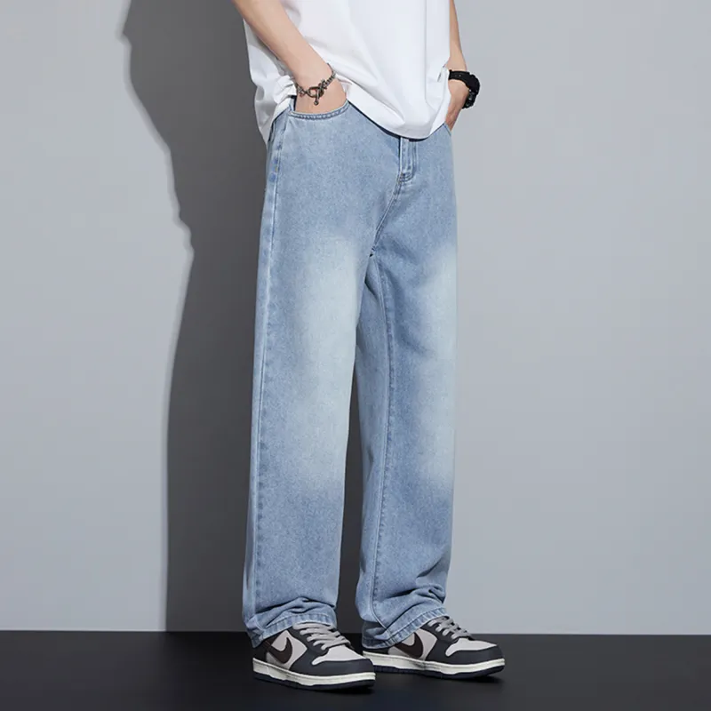 Jeep Casual Pants Unisex Light Blue-2