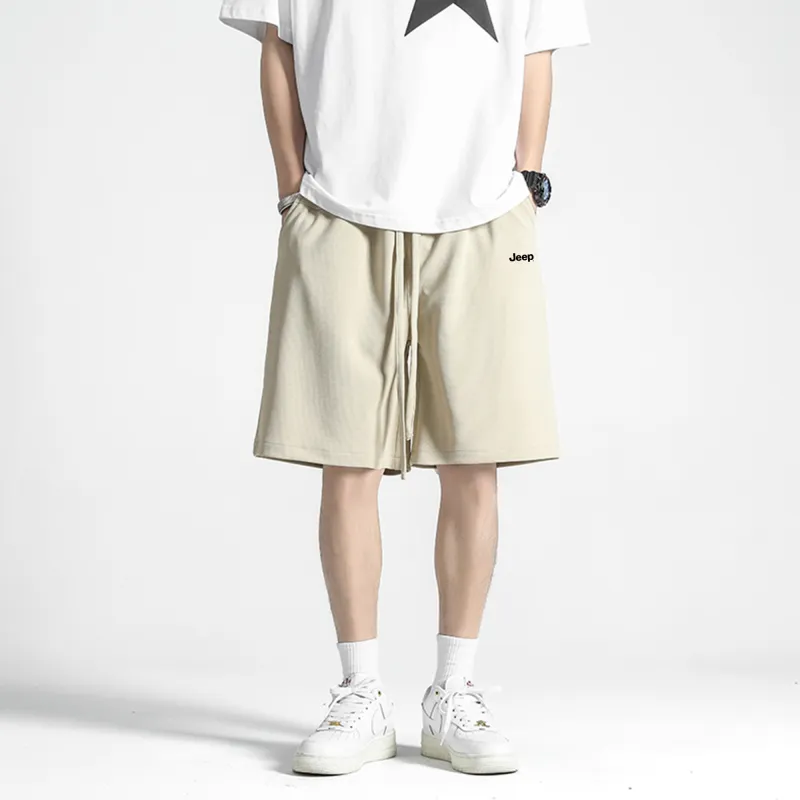 Jeep Casual Shorts Unisex Khaki-2