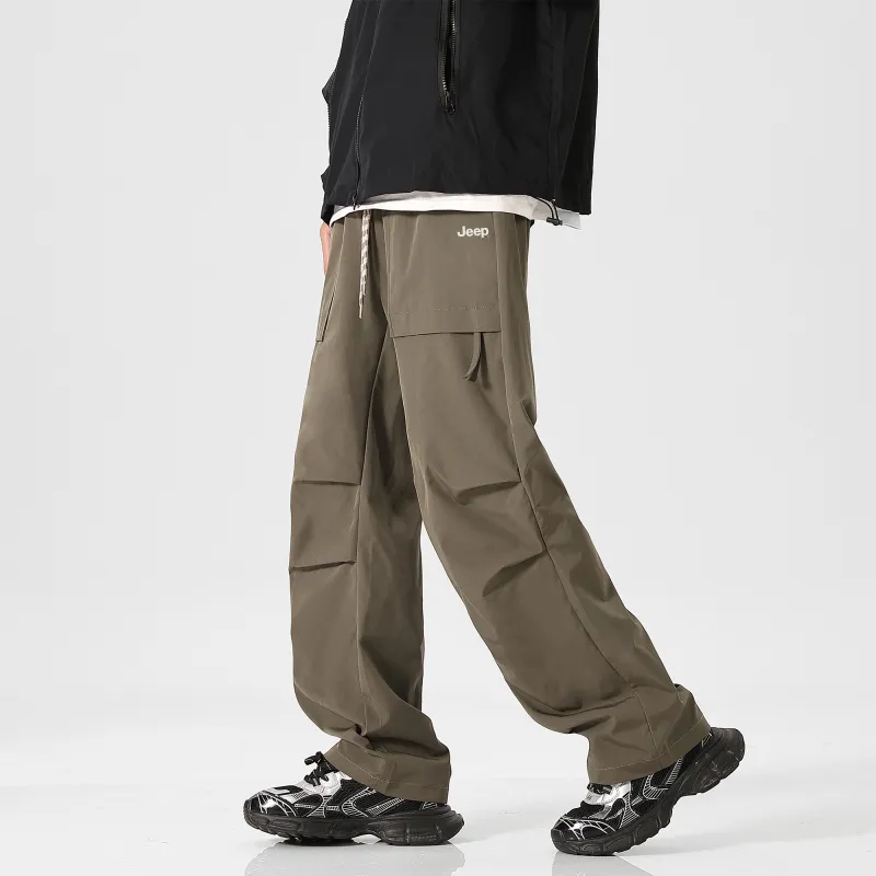 Jeep Cargo Pants Unisex Army Green-3