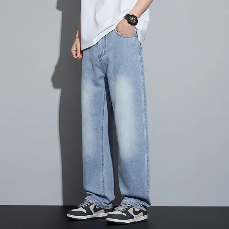 Jeep Casual Pants Unisex Light Blue-5