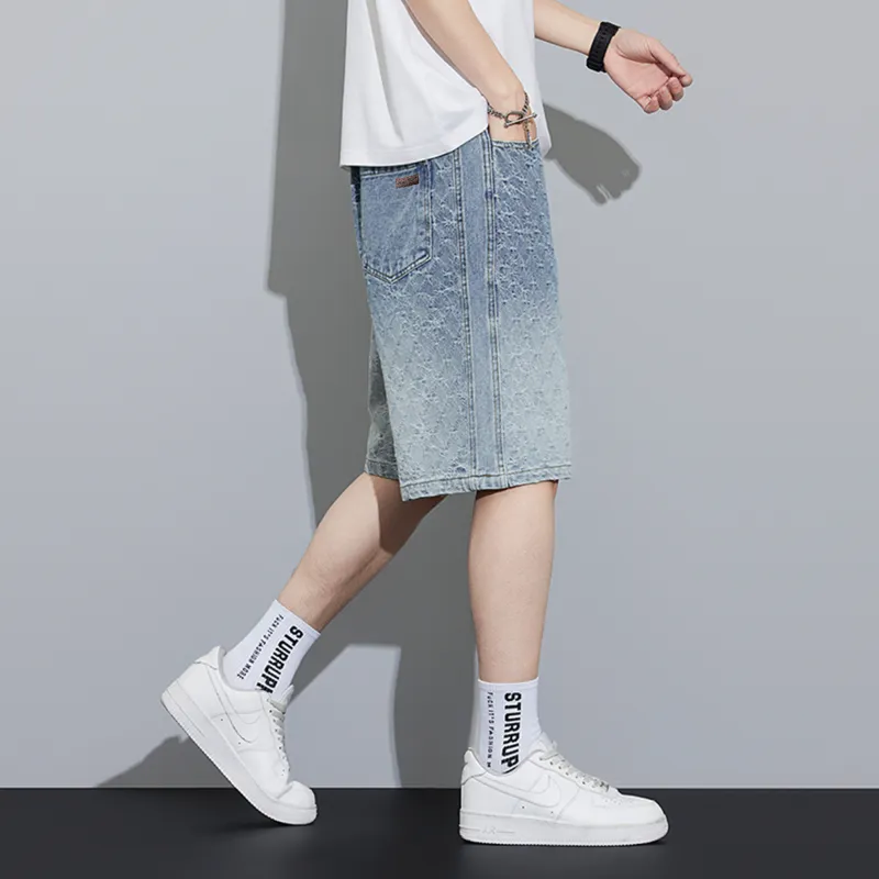 Jeep Denim Shorts Unisex Light Blue-3