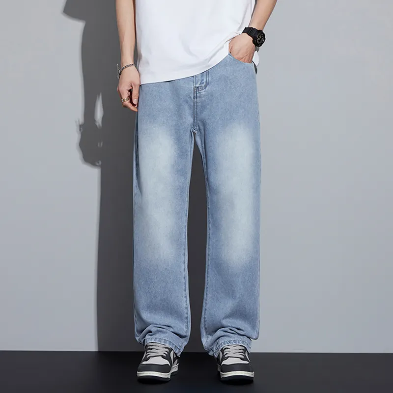 Jeep Casual Pants Unisex Light Blue-3