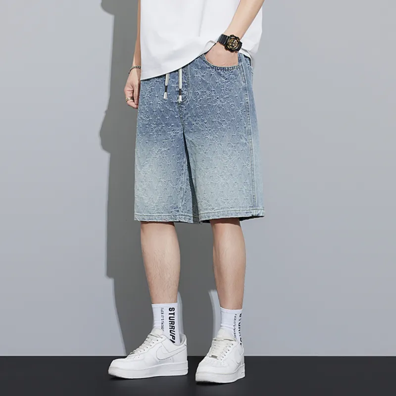Jeep Denim Shorts Unisex Light Blue-5