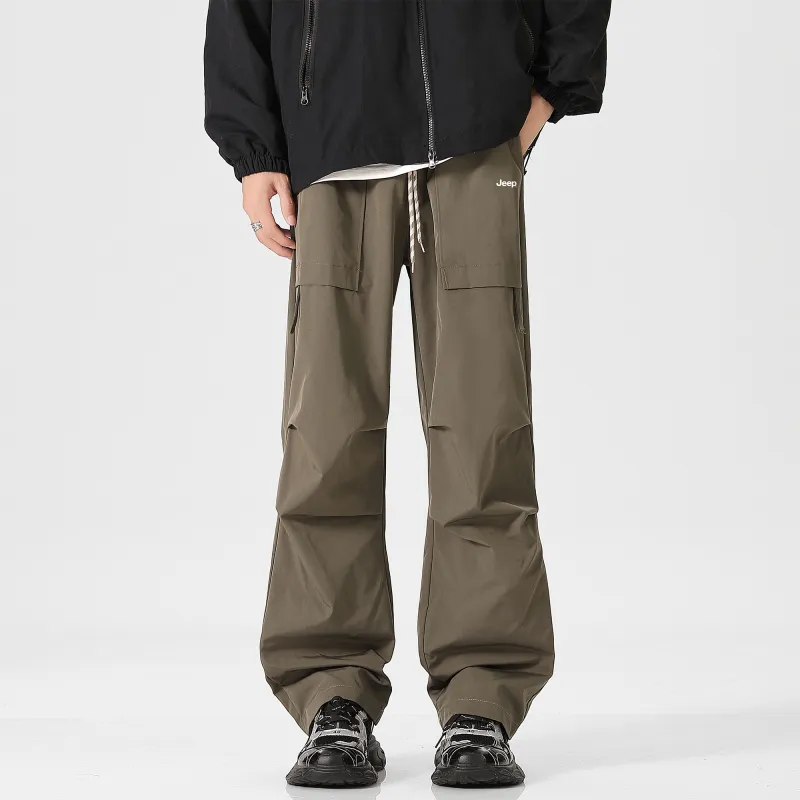 Jeep Cargo Pants Unisex Army Green-2