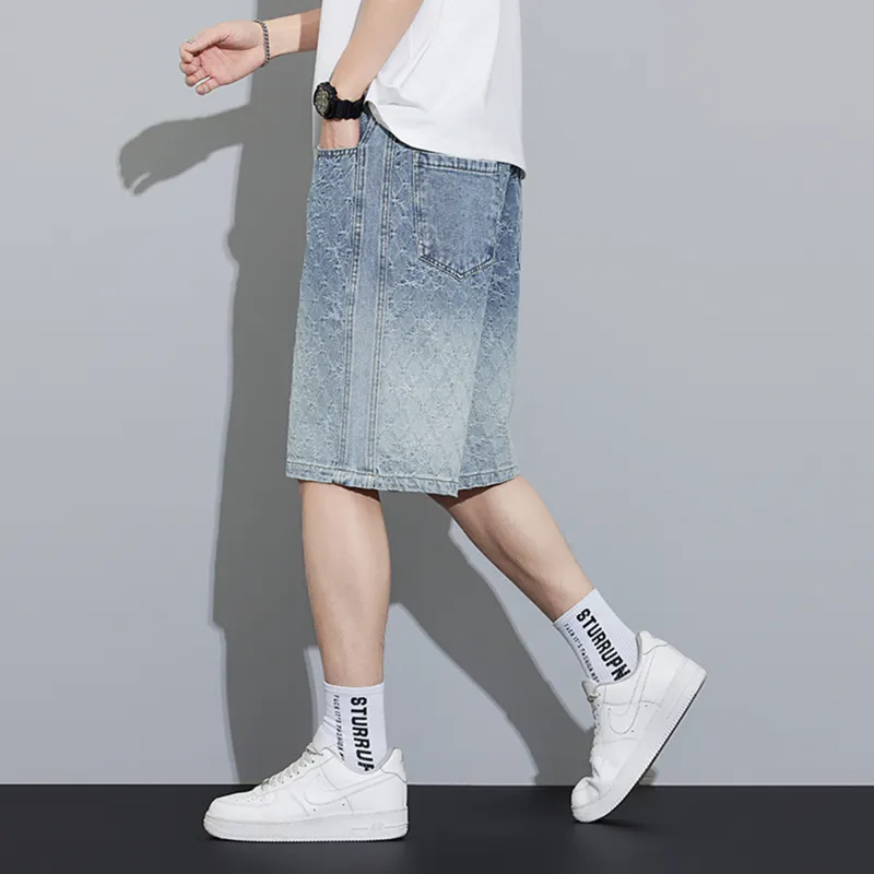 Jeep Denim Shorts Unisex Light Blue-2